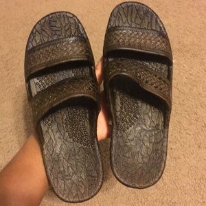 Two Strap Rubber Sandals